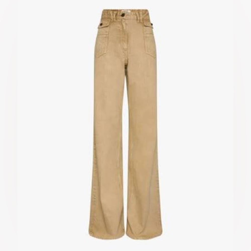 GERARD DAREL Anna High Waist Flare Jeans – Size 38 / US 6 – Tan – NWOT SOLD OUT